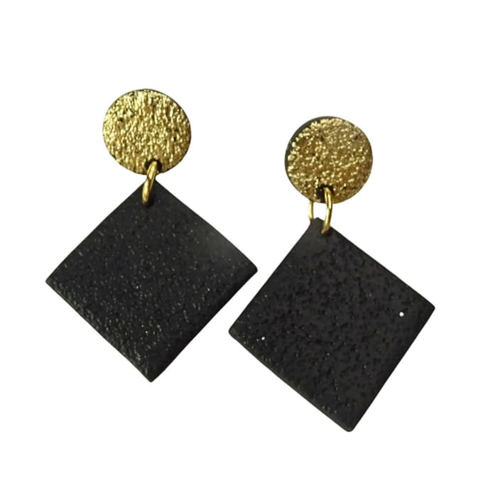 2 Love it Diamant - Oorbellen - Statement - Polymeerklei - Stainless steel