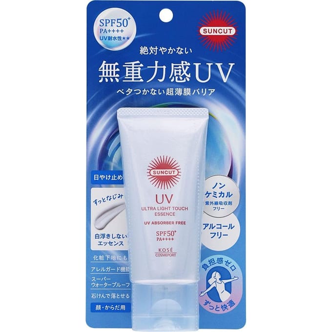 Kose - Suncut R Ultra Light Touch UV Essence UV Absorber Free SPF 50+ PA++++ 50g