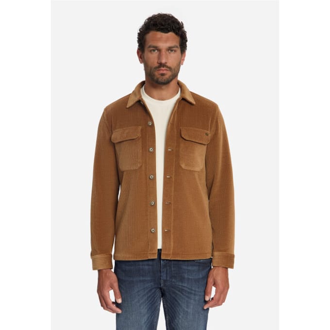 No Excess - Heren Overshirt - 33510826SN - 048 Caramel