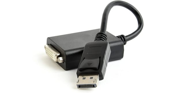 Gembird DisplayPort v.1.2 - Dual-Link DVI 0,1 meter Zwart
