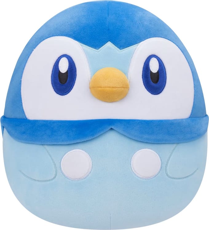 Jazwares Piplup - Squishmallows Pokemon - Knuffel 25 cm Knuffel