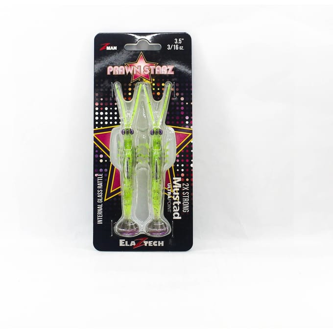 Zman Soft Lure PrawnstarZ 3,5 Inch 2/Pack Cajun Cricket (9118) white