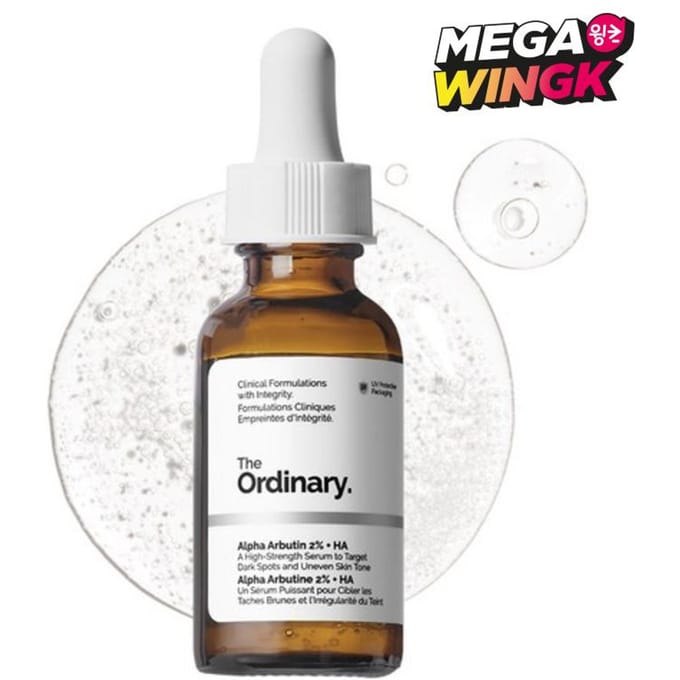 The Ordinary Renewal Alpha Arbutin 2% + HA Serum 30ml white