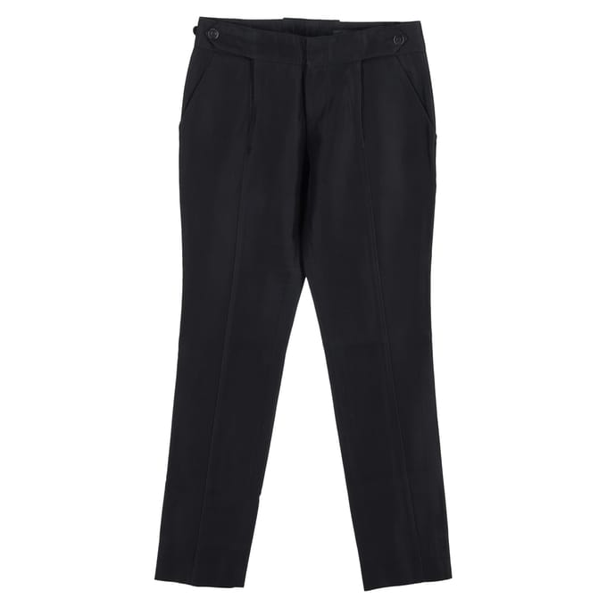 Gucci rechte broek van zwart polyester