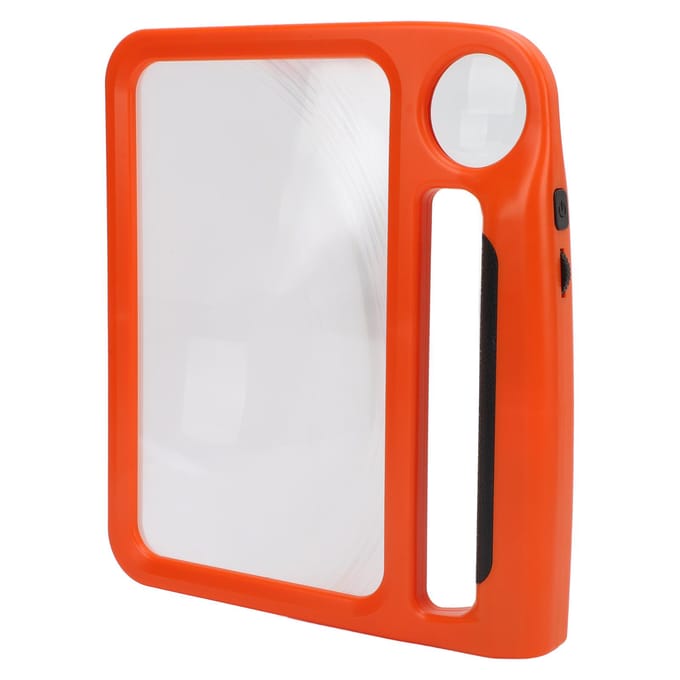 Loupe à main 5X 10X 48 lumières LED 3 modes d'éclairage à intensité variable Loupe rectangulaire pour la lecture