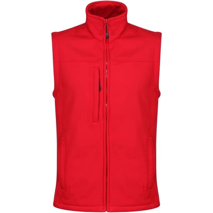Regatta Heren Flux Softshell Body Warmer (Klassiek rood/grijs)