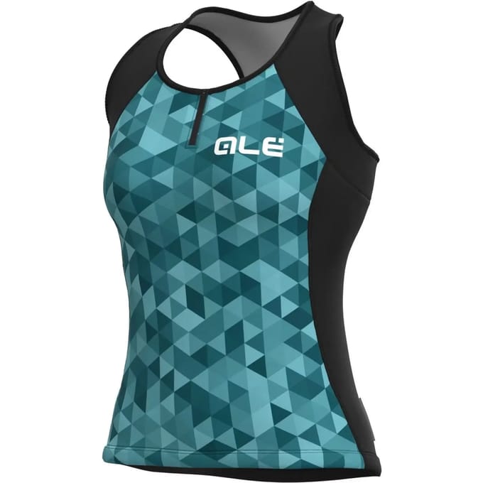 Ale Triangles Mouwloos T-shirt Groen XS Vrouw