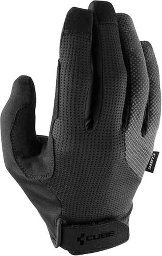 CUBE GLOVES COMFORT LONG FINGER BLACK/GREY