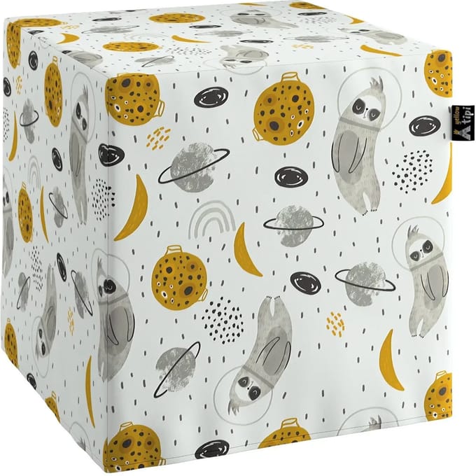 Poef Yellow Tipi Nano cube