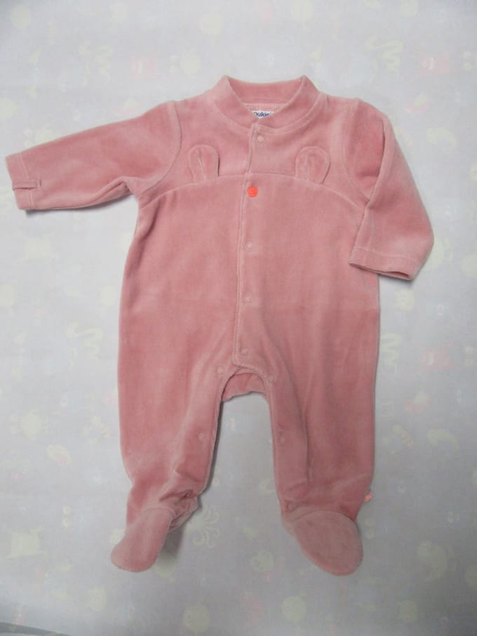 noukie's pyjama in oud rose 9maand 74