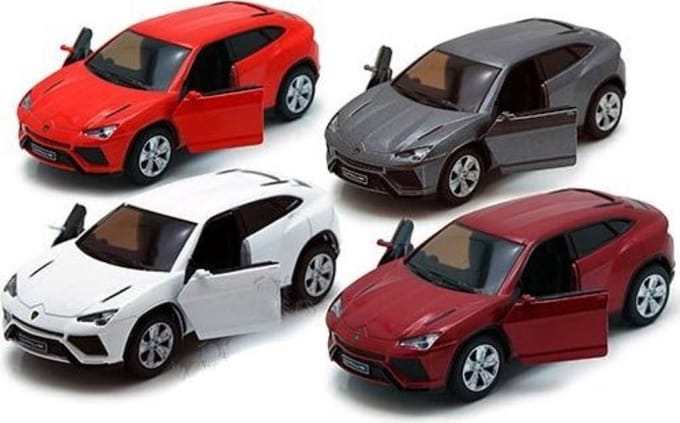 Lamborghini Urus pull back diecast car auto 1/38 verkoop per stuk verkrijgbaar in 4 kleuren