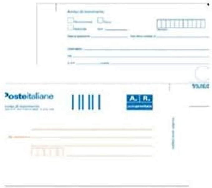 Aanbevolen retourkaarten met afneembare sticker set van 100 stuks