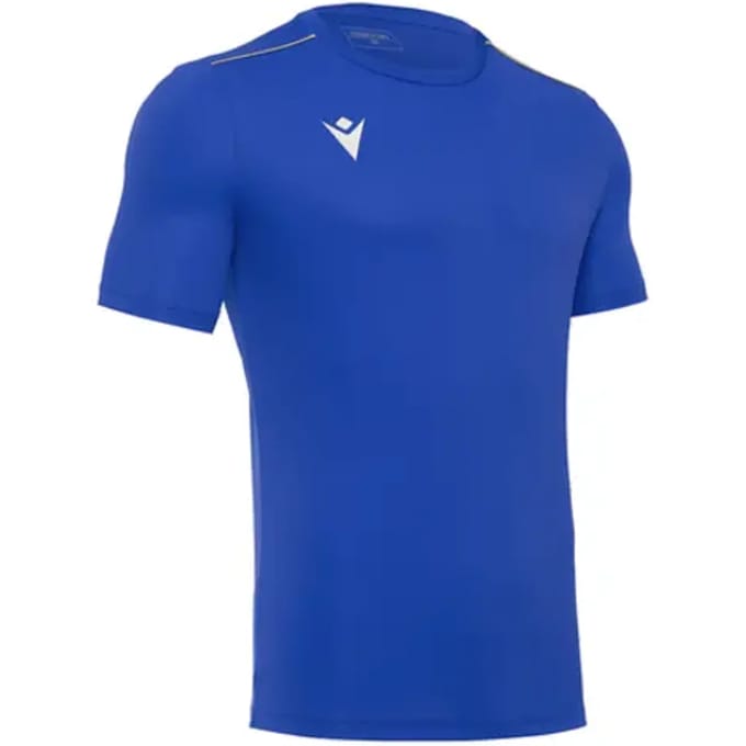Macron Rigel Hero Shirt Korte Mouw Kinderen - Royal | Maat: 152