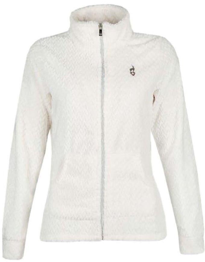 Aulp Beccow Fleece Met Volledige Rits Wit L Vrouw