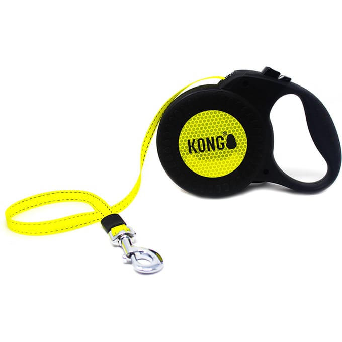 M (tot 30kg) KONG Reflect Rollijn 5 Meter Zwart