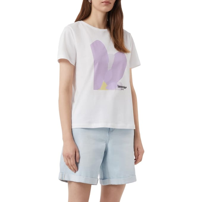 Comma T-shirts White Taglia: 46 | Pantaloncini Outlet | Donna | Bianco