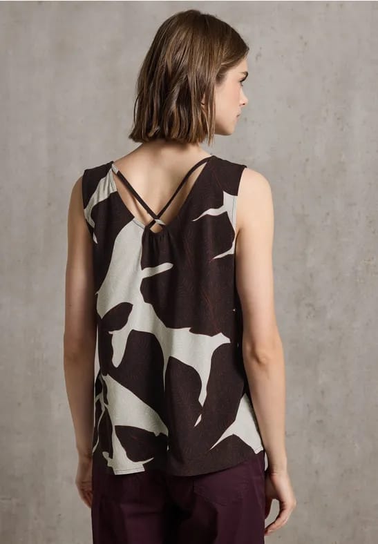 Blousetop met lintdetails
