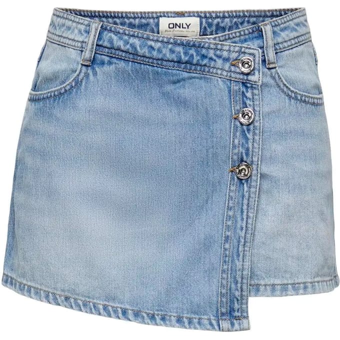 regular fit jeansskort van puur katoen model 'LESLY'