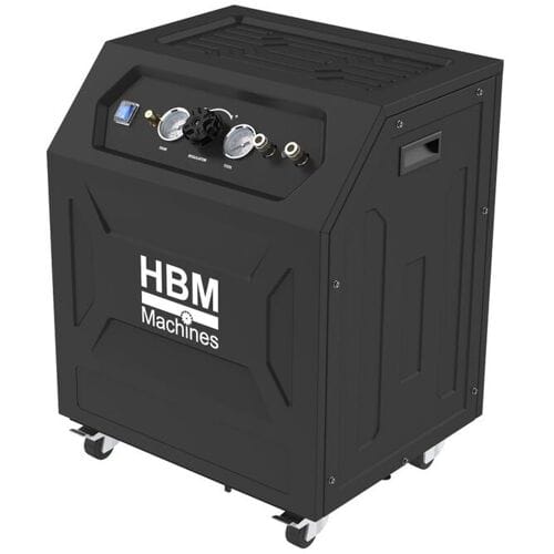 HBM Low Noise Compressor 35 Liter Tank Bruto luchtopbrengst 301 l/min
