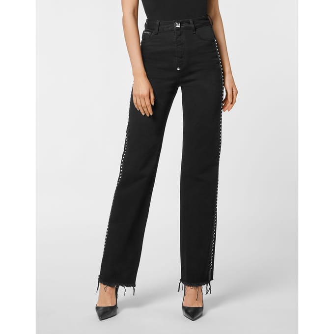 Jeans Met Wijde Pijpen