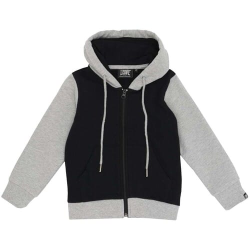 Capuchon sweaters Leone 1947 Girl Hoody Full Zip Super Grey