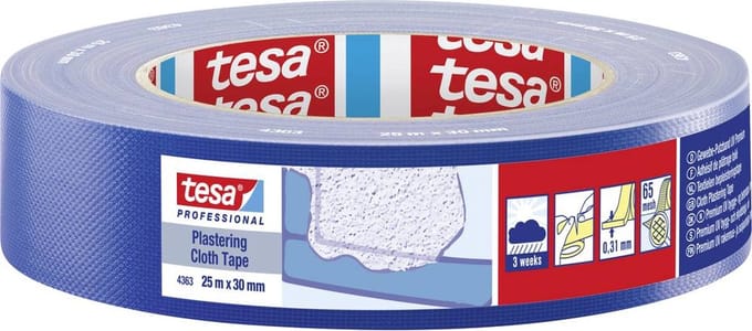 tesa 04363-00002-02 Gipstape tesa Professional Blauw (l x b) 25 m x 30 mm 1 stuk(s)