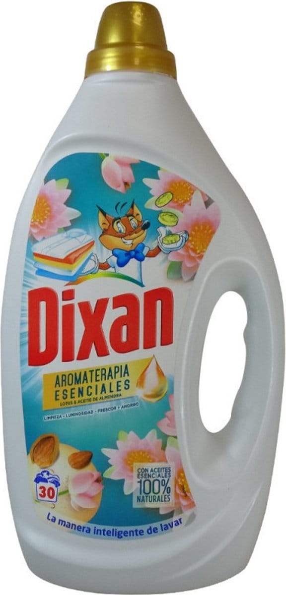 Dixan - Aromaterapia - Lotus - Vloeibare Wasmiddel - 1,5L - 30 Wasbeurten