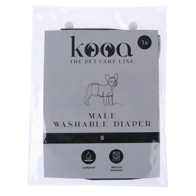 kooa Wasbare Luier voor Reuen in maat S Hond