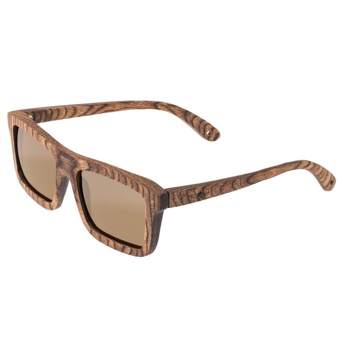 Spectrum Burrow Wood gepolariseerde zonnebril