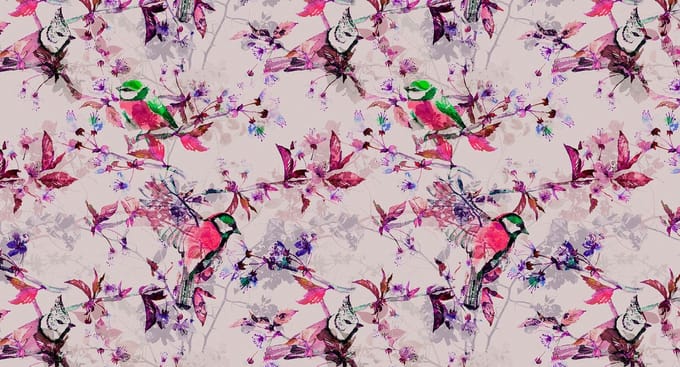 Behang walls by patel songbirds 1