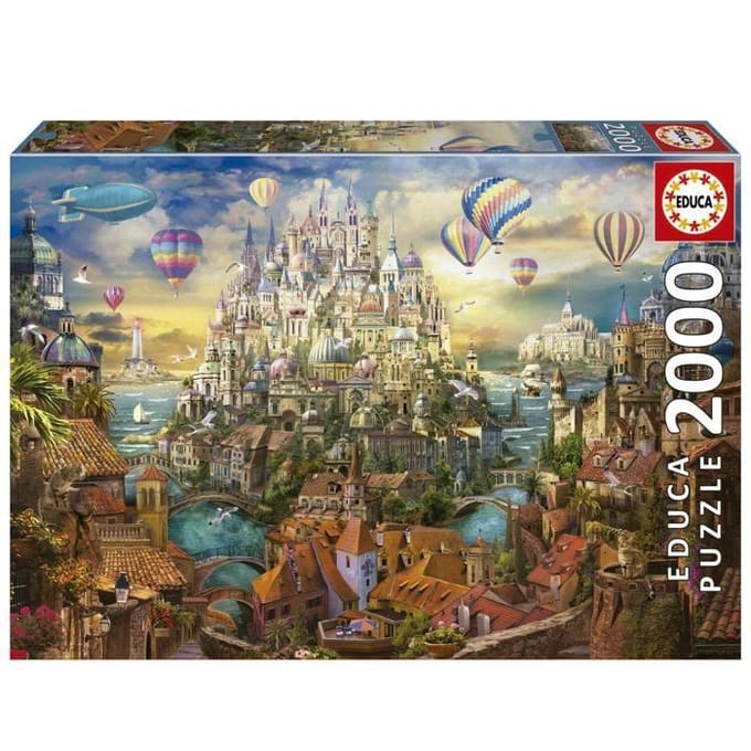 EDUCA - puzzel - 2000 stuks - STAD VAN DROMEN