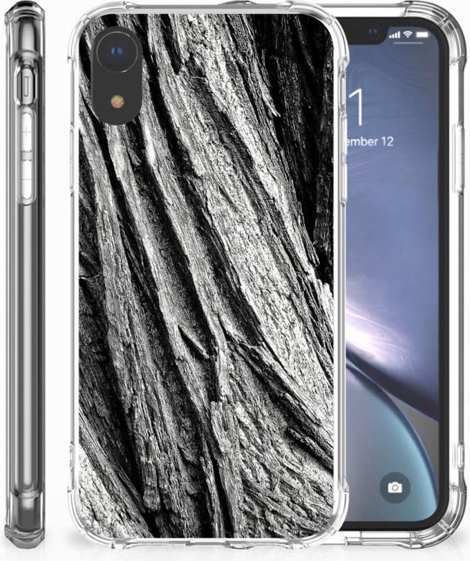Stevig Telefoonhoesje Apple iPhone Xr Boomschors Grijs