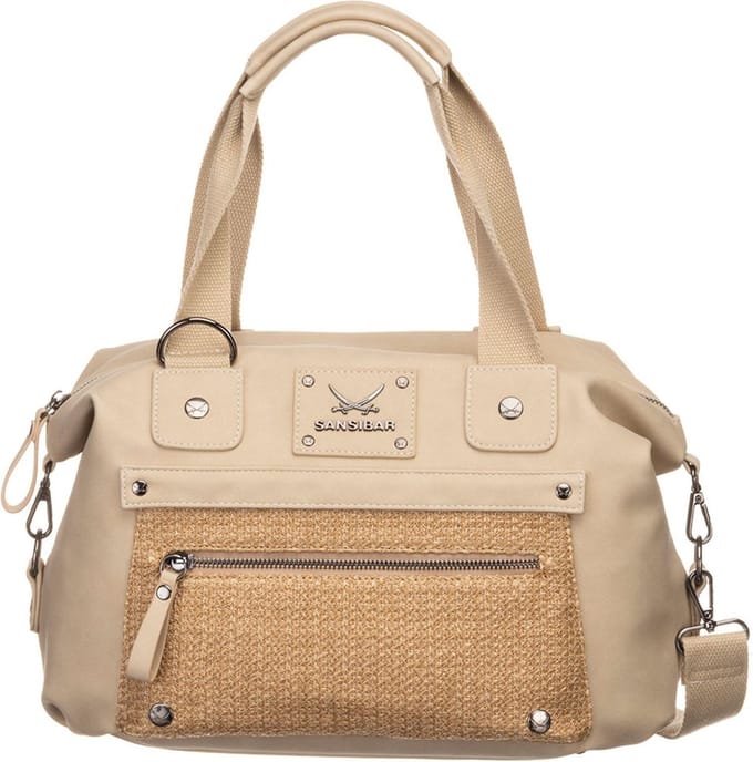 Sansibar Handtas Schoudertas Bowling Bag Sand Beige
