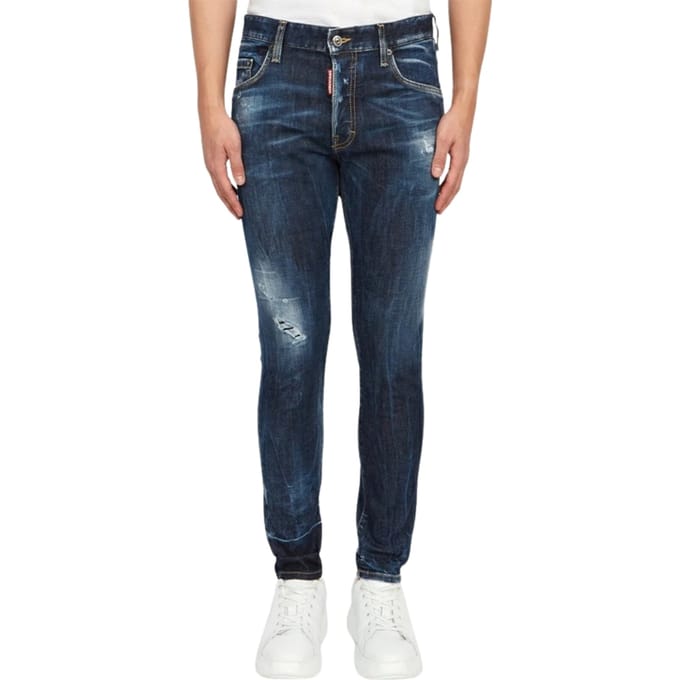 Dsquared2 Super Twinky Jean effen blauwe jeans