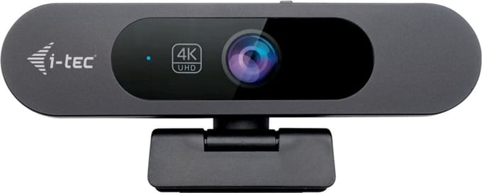 i-tec - Solomon Pro 900 - Webcam - 4K - Ai Auto Framing - 5 x Digitale zoom - 2 microfoons - Laptop & PC - Streaming - Plug & Play