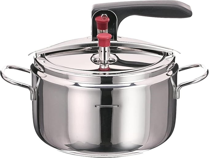 SNJY® Snelkookpan - Rijstkoker - Multicooker - 5L - 22cm - Zilver