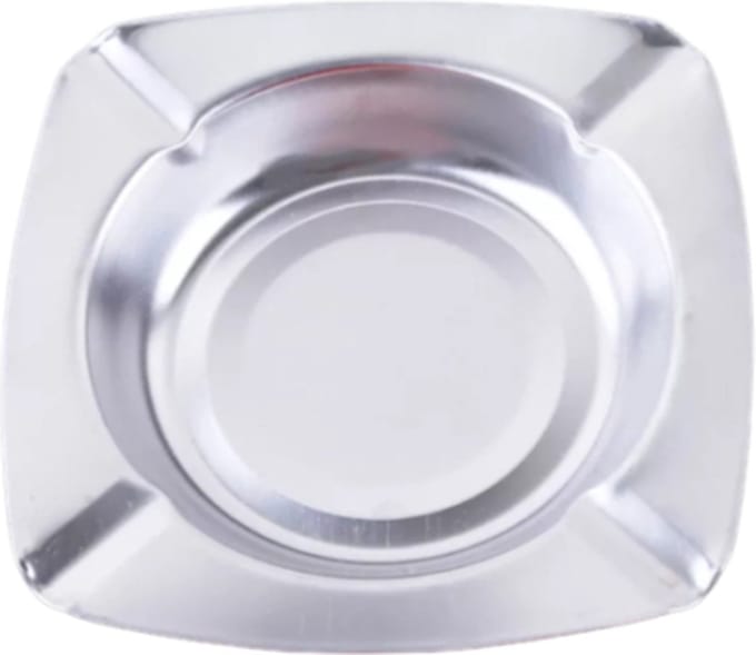 PD® - RVS asbak - asbak voor buiten - zilverkleurig