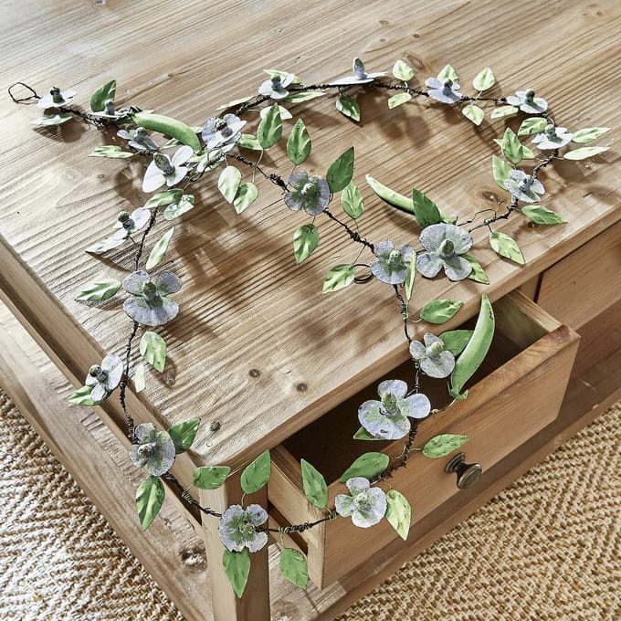LOBERON Guirlande Cecilia blauw/groen