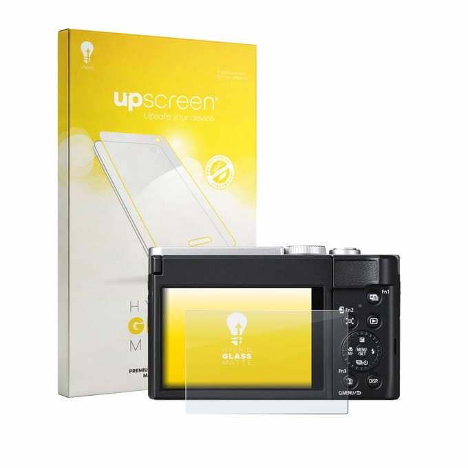 upscreen - Screenprotector voor Panasonic Lumix DC-TZ99E-S - Folie Beschermfolie Beschermglas matte