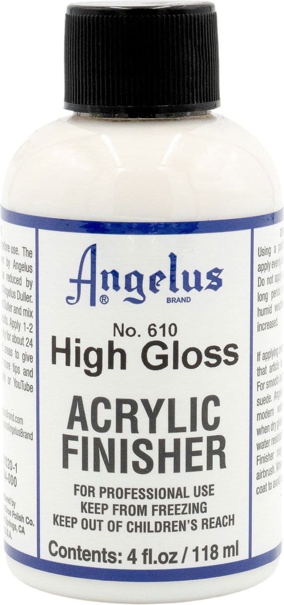 Angelus Acryl Finish voor leerverf - Hoogglans afwerking - Vernis - 118ml