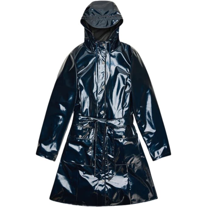 Rains Curve W Trenchcoats Blauw 18130 Curve W