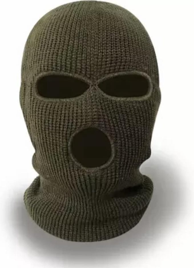 Finnacle - Groene Driegaats Muts - One Size - Voor Outdoor, Bivak en Wintersport - Warme Balaclava