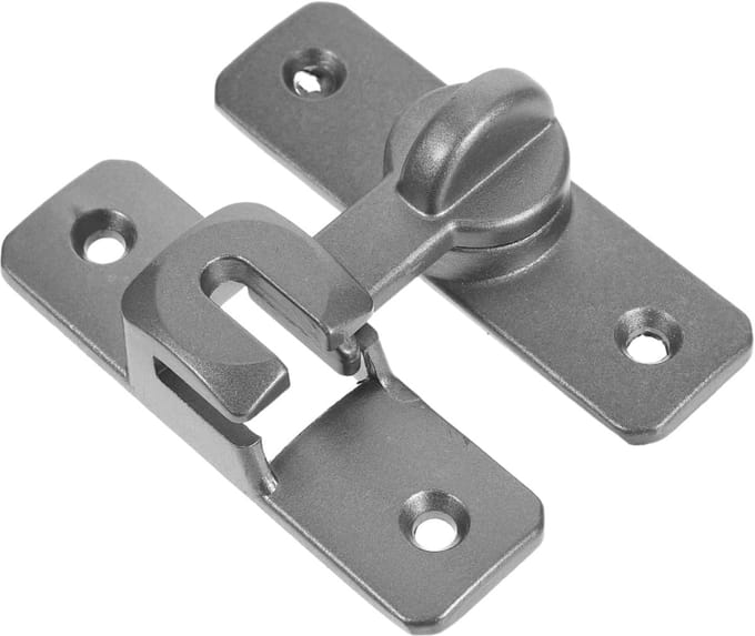 Deurslot - Veiligheidsbout - Deuren Beveiligen - Push-Pull Ontwerp - 7.30cm - Zilver