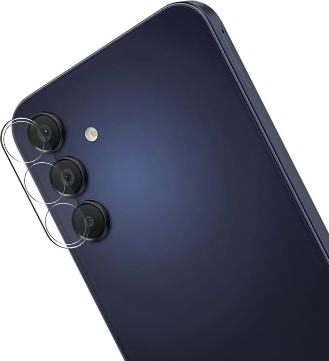 Camera Lens Protector - Geschikt voor Samsung Galaxy A55 - Extra Sterk - Gehard Glas - Camera Screenprotector - Beschermglas - Tempered Glass - Screen Protector