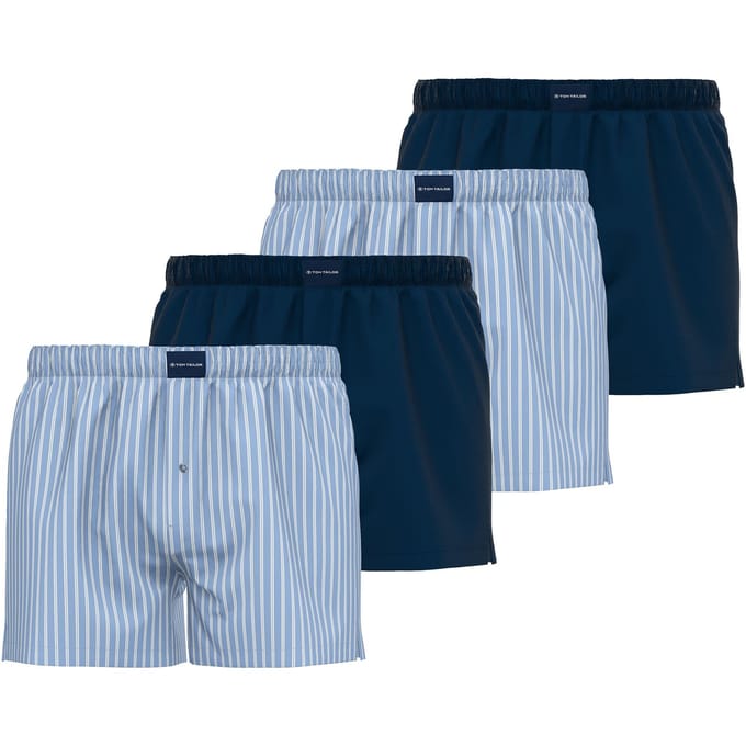 Tom Tailor Geweven boxershorts Verpakking van 4