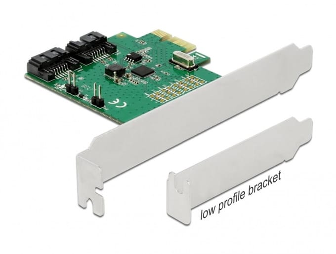 Delock 2 port SATA PCI Express Card with RAID
