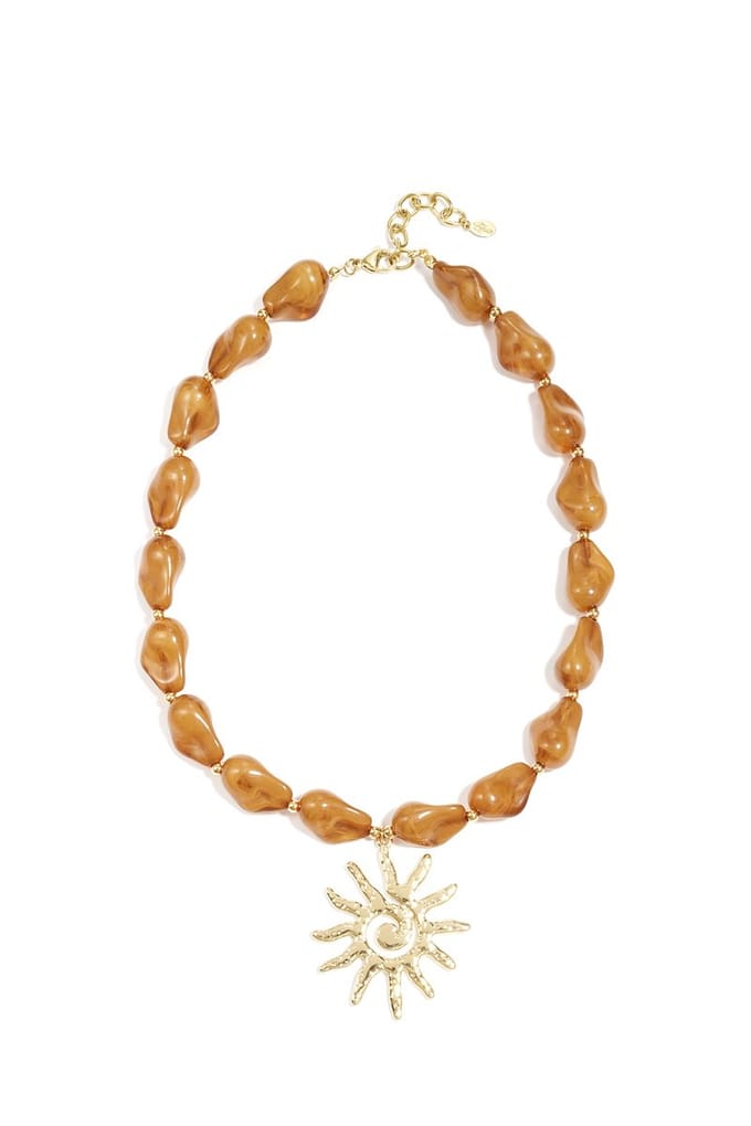 Kralenketting met zon charm
