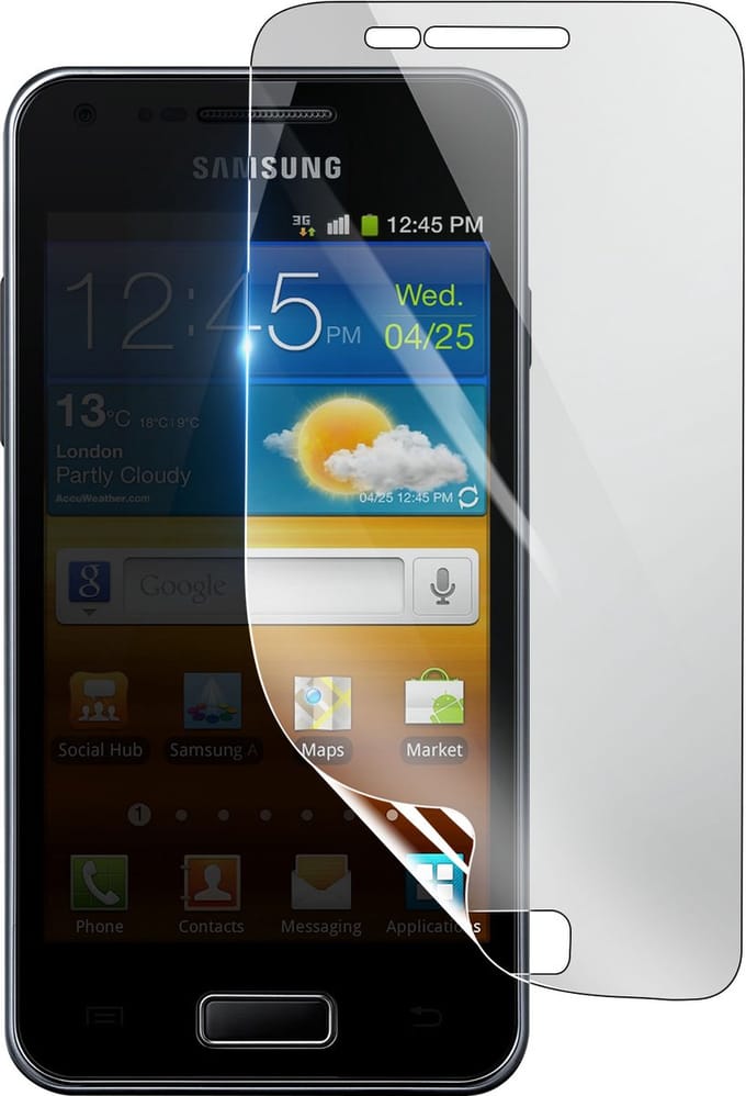 3mk, Geschikt voor Samsung Galaxy S Advance, Schokbestendige Hydrogel Screenprotector, Transparant
