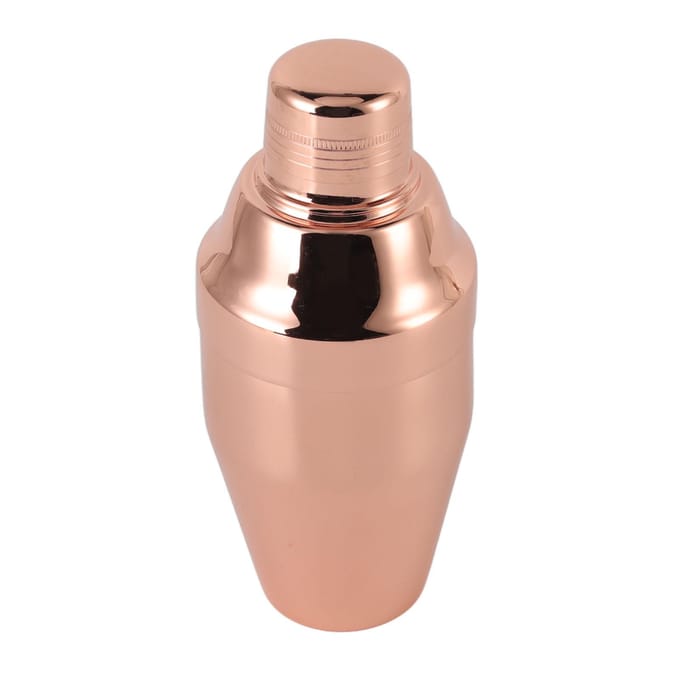 Shaker à cocktail en acier inoxydable 304 Shaker de bar pour kit de barman à domicile pour boissons mélangées 350ml beige