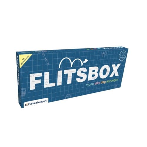 Flitsbox (Set Beschrijfbare Kaarten En Uitwisbare Stift Blauw) - Flitsbox
